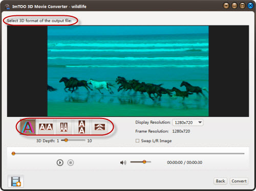 formato video 3d Select the 3D format