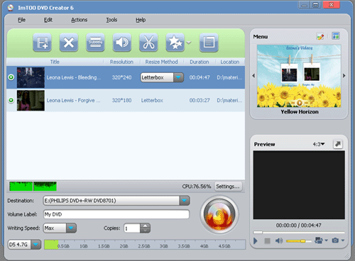 MKV to DVD Converter
