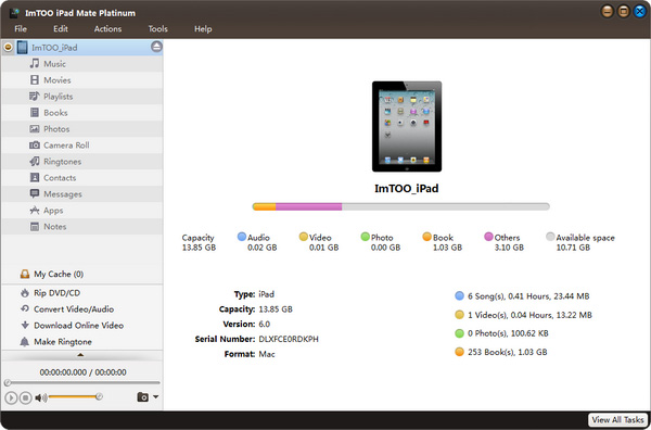 iPad Mate Platinum - Interface