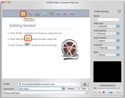 ImTOO Video Converter Platinum for Mac