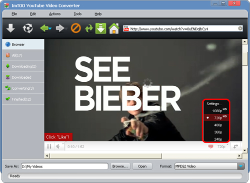 ImTOO YouTube Video Converter