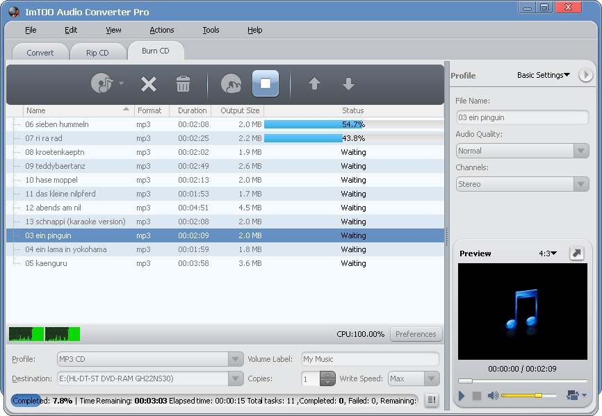 mp3 music converter reno