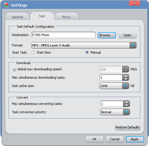 ImTOO YouTube to MP3 Converter